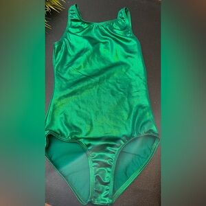 Shiny Green Leotard